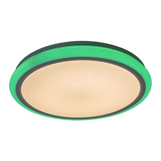 Rábalux Leonie Mennyezeti lámpa LED 32W CCT, dimmelhető, RGB, távirányítóval, időzítő funkcióval, csillogó effekt, állítható színhőmérséklet IP20 fehér RAB1510