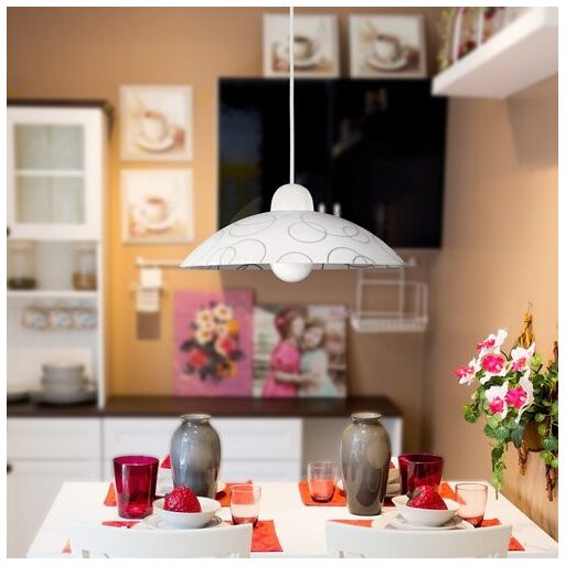 Rábalux Ada Függeszték E27 1x MAX 60W IP20 fehér RAB1844
