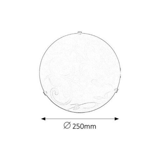 Rábalux Scroll Beltéri lámpa  E27 (A50) 1x MAX 60 - RAB1845