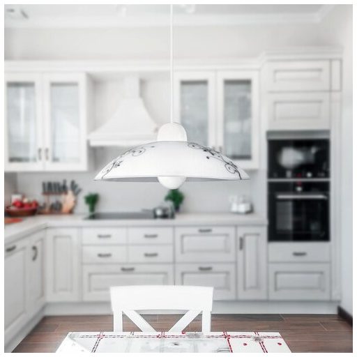 Rábalux Bloomy Függeszték E27 1x MAX 60W IP20 fehér RAB1848