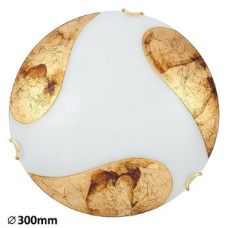   Rábalux Art gold Mennyezeti lámpa E27 1x MAX 60W kézzel festett IP20 fehér RAB1941
