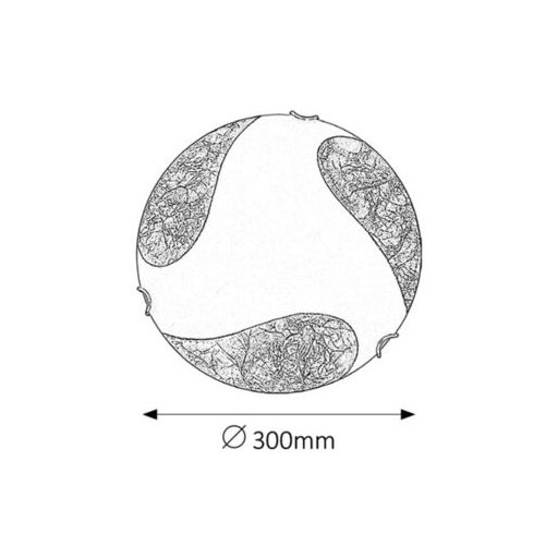 Rábalux Art gold Beltéri lámpa  E27 1x MAX 60 - RAB1941