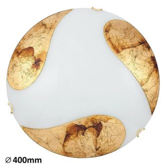   Rábalux Art gold Mennyezeti lámpa E27 2x MAX 60W kézzel festett IP20 fehér RAB1942