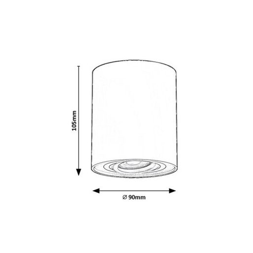 Rábalux Kobald Beltéri lámpa  GU10 1x MAX 42 - RAB2048