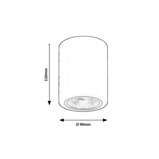 Rábalux Kobald Beltéri lámpa  E27 1x MAX 25 - RAB2056