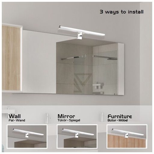 Rábalux Levon Fürdőszobai lámpa LED 12W 4000K IP44 króm RAB2115