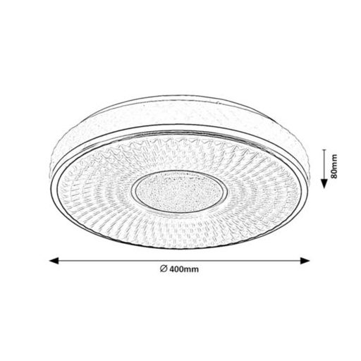 Rábalux Sedona Beltéri lámpa természetes fehér LED 24 - RAB2119