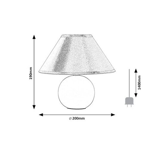 Rábalux Ariel Beltéri lámpa  E14 1x MAX 40 - RAB2146