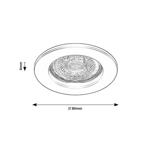 Rábalux Spot relight Beltéri lámpa  GU5.3 1x MAX 25 - RAB2151