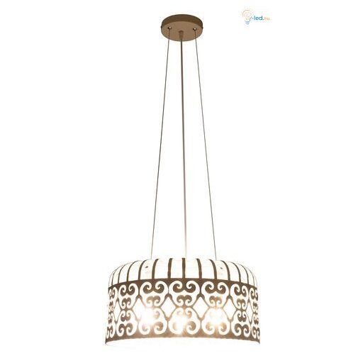 Rábalux Alessandra Függeszték E27 3x MAX 60W IP20 matt fehér RAB2163