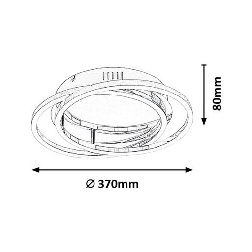 Rábalux Selena Beltéri lámpa természetes fehér LED 30 - RAB2184