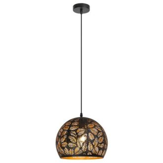   Rábalux Manorca Függeszték E27 1x MAX 40W IP20 fekete RAB2276
