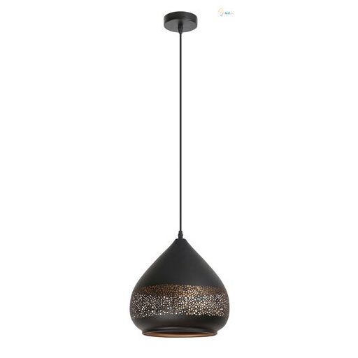 Rábalux Kaia Függeszték E27 1x MAX 40W IP20 fekete RAB2278