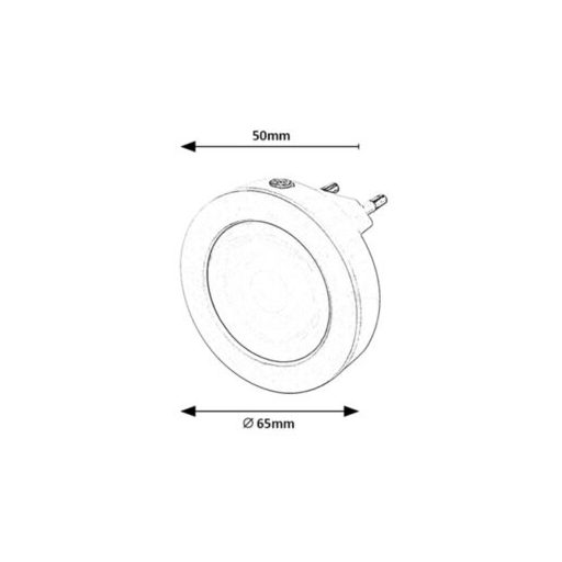 Rábalux Pumpkin Beltéri lámpa meleg fehér LED 0,5 - RAB2282