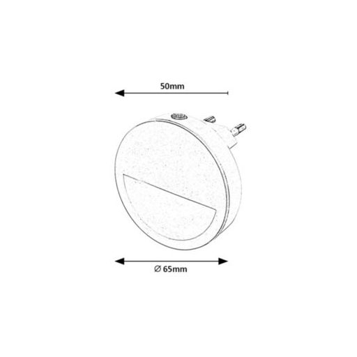 Rábalux Pumpkin Beltéri lámpa meleg fehér LED 0,5 - RAB2283