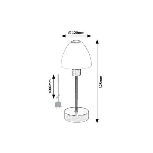 Rábalux Lydia Beltéri lámpa  E14 1x MAX 40 - RAB2296