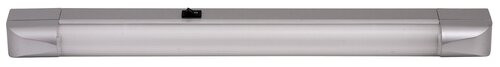 Rábalux Band light Pultmegvilágító lámpa G13 T8 1x MAX 15W kapcsolóval 2700K IP20 ezüst RAB2307