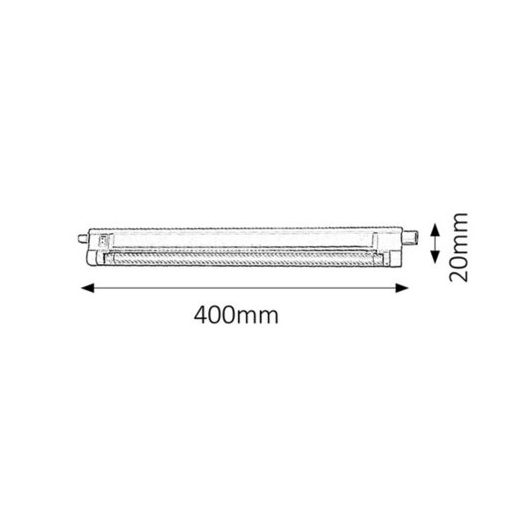 Rábalux Slim Pultmegvilágító lámpa G5 T4 1x MAX 8W kapcsolóval, sorolható, max. 12db 2700K IP20 fehér RAB2341