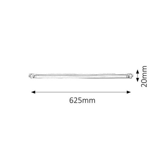 Rábalux Slim Pultmegvilágító lámpa G5 T4 1x MAX 20W kapcsolóval, sorolható, max. 6db 2700K IP20 fehér RAB2344