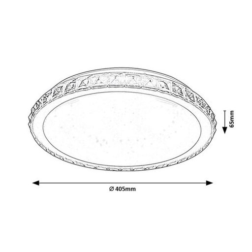 Rábalux Cressida Beltéri lámpa természetes fehér LED 24 - RAB2420