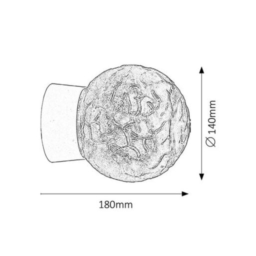 Rábalux Grace Beltéri lámpa  E27 1x MAX 60 - RAB2431