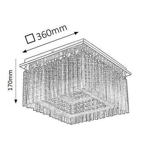 Rábalux Danielle Beltéri lámpa természetes fehér LED 21 - RAB2448