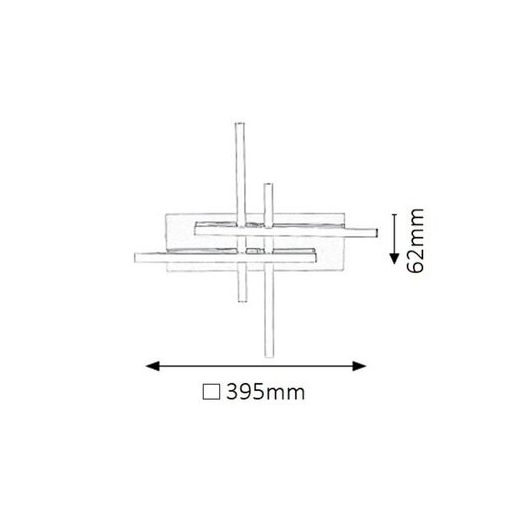 Rábalux Meredith Beltéri lámpa természetes fehér LED 18 - RAB2478