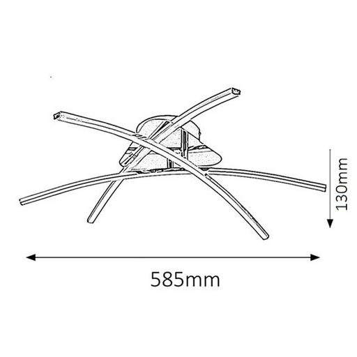 Rábalux Alexis Beltéri lámpa természetes fehér LED 3x 7 - RAB2504