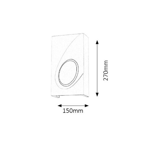 Rábalux Gia Fali lámpa E14 1x MAX 40W IP20 fehér RAB2519