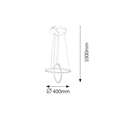 Rábalux Donatella Beltéri lámpa természetes fehér LED 37 - RAB2544