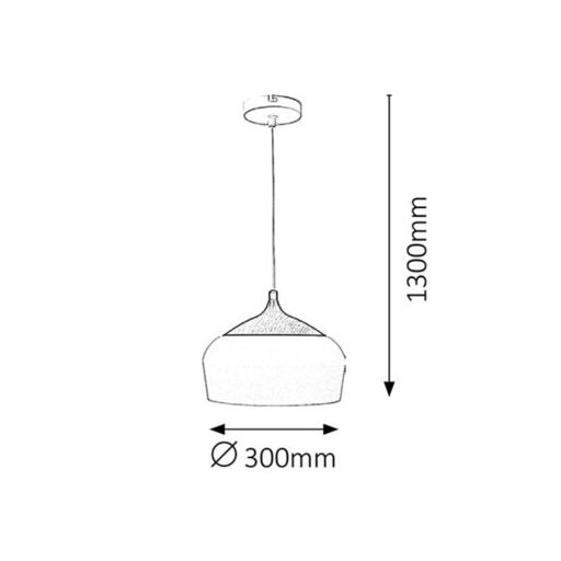 Rábalux Sadie Függeszték E27 1x MAX 60W IP20 fehér RAB2563