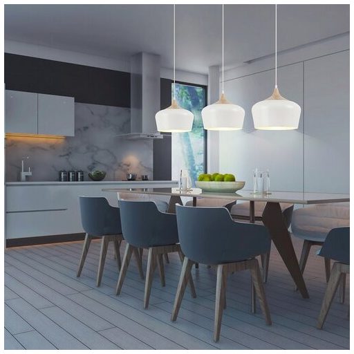 Rábalux Sadie Függeszték E27 1x MAX 60W IP20 fehér RAB2563