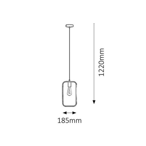 Rábalux Levi Beltéri lámpa  E27 1x MAX 60 - RAB2567
