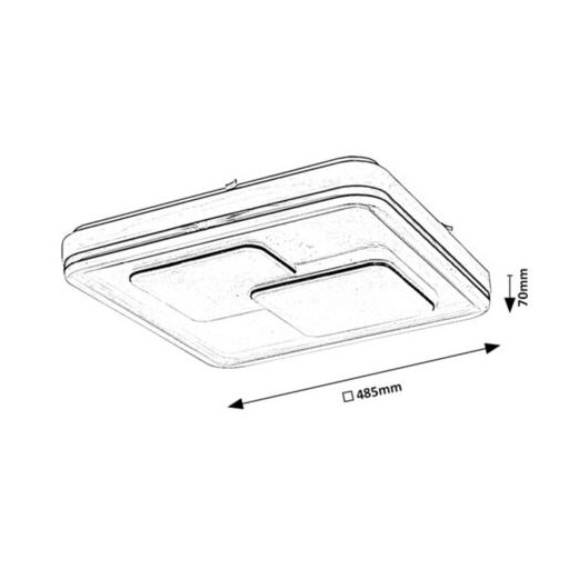 Rábalux Hecate Beltéri lámpa természetes fehér LED 40 - RAB2604