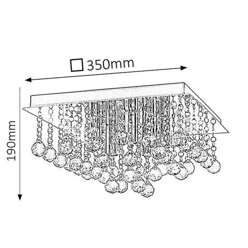 Rábalux Corinna Beltéri lámpa  E14 5x MAX 40 - RAB2618