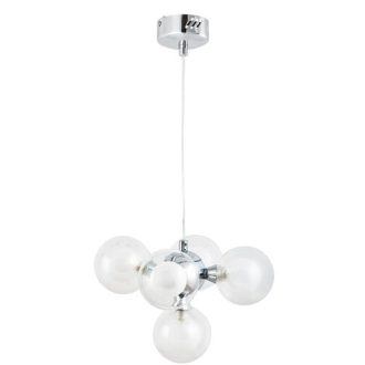   Rábalux Briella Függeszték G9 5x MAX 28W 2700K IP20 króm RAB2623