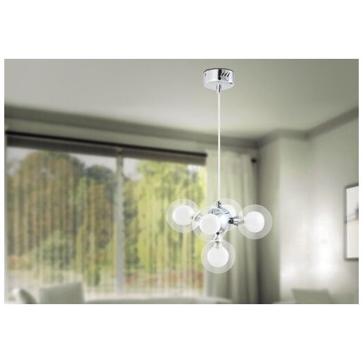 Rábalux Briella Függeszték G9 5x MAX 28W 2700K IP20 króm RAB2623