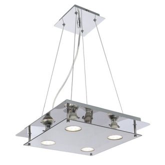   Rábalux Naomi Függeszték GU10 4x MAX 15W 3000K IP20 füstszínű RAB2648