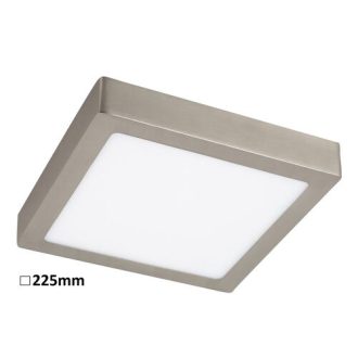   Rábalux Lois Ráépíthető és Beépíthető lámpa LED 225x225mm 18W 3000K IP20 szatin króm RAB2668
