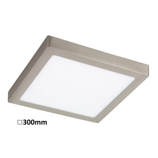 Rábalux Lois Ráépíthető és Beépíthető lámpa LED 300x300mm 24W 3000K IP20 szatin króm RAB2669