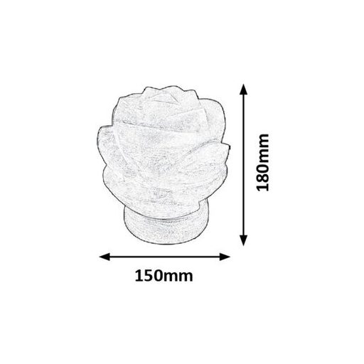 Rábalux Flores Beltéri lámpa meleg fehér E14 1x MAX 15 - RAB2676
