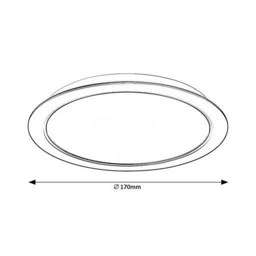 Rábalux Shaun Beltéri lámpa természetes fehér LED 17 - RAB2680