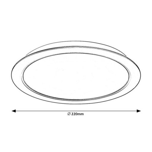 Rábalux Shaun Beltéri lámpa természetes fehér LED 24 - RAB2681