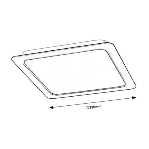 Rábalux Shaun Beltéri lámpa természetes fehér LED 24 - RAB2685