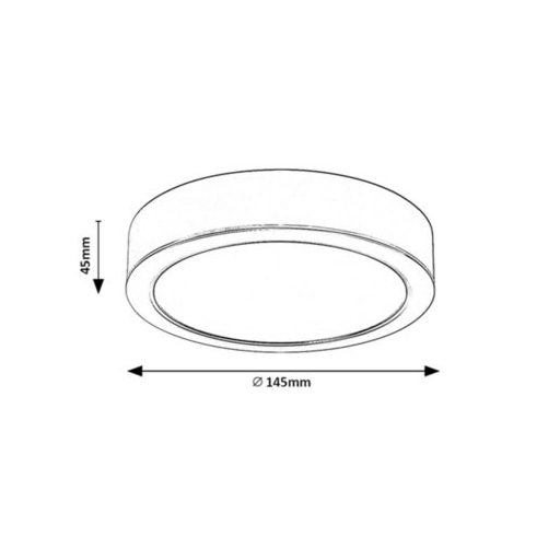 Rábalux Shaun Beltéri lámpa természetes fehér LED 12 - RAB2686