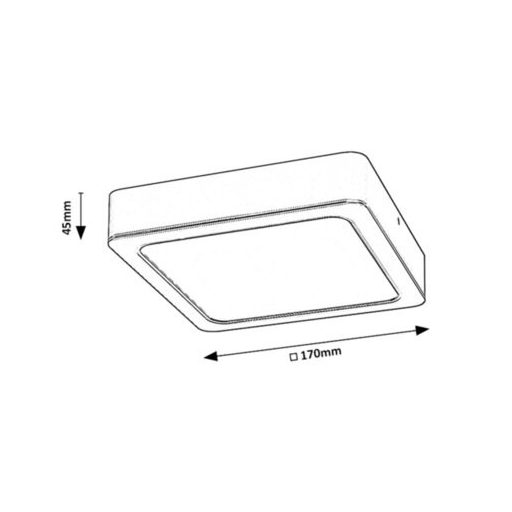 Rábalux Shaun Beltéri lámpa természetes fehér LED 17 - RAB2690