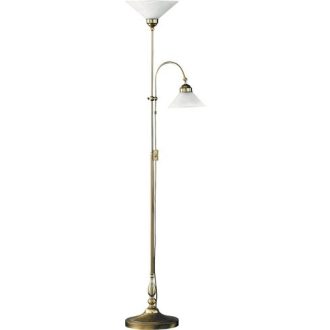   Rábalux Marian Állólámpa E27 2x MAX 60W vezetékes kapcsolóval IP20 bronz RAB2708