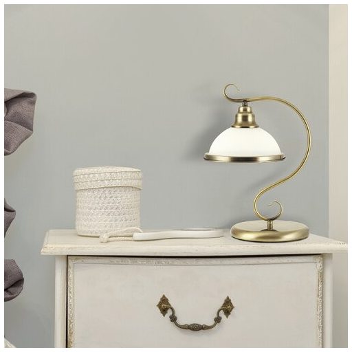 Rábalux Elisett Éjjeli lámpa E27 1x MAX 60W vezetékes kapcsolóval IP20 bronz RAB2752