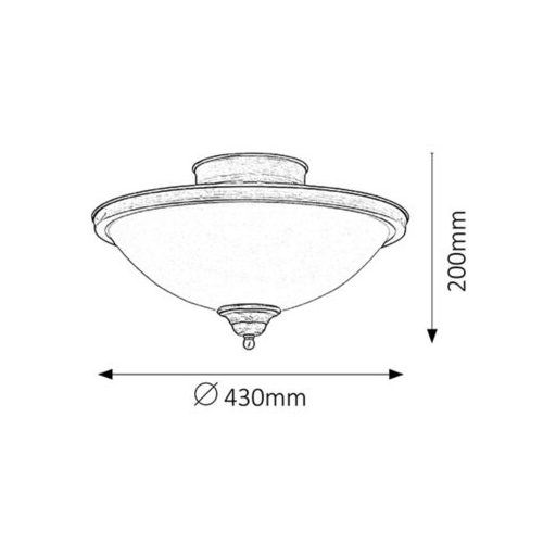 Rábalux Elisett Beltéri lámpa  E14 2x MAX 40 - RAB2759