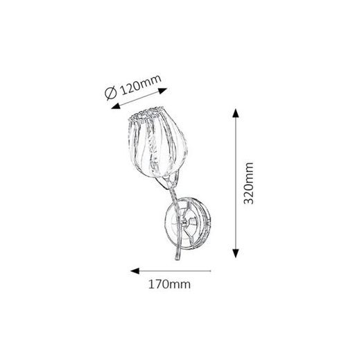 Rábalux Danila Beltéri lámpa  E27 1x MAX 60 - RAB2968